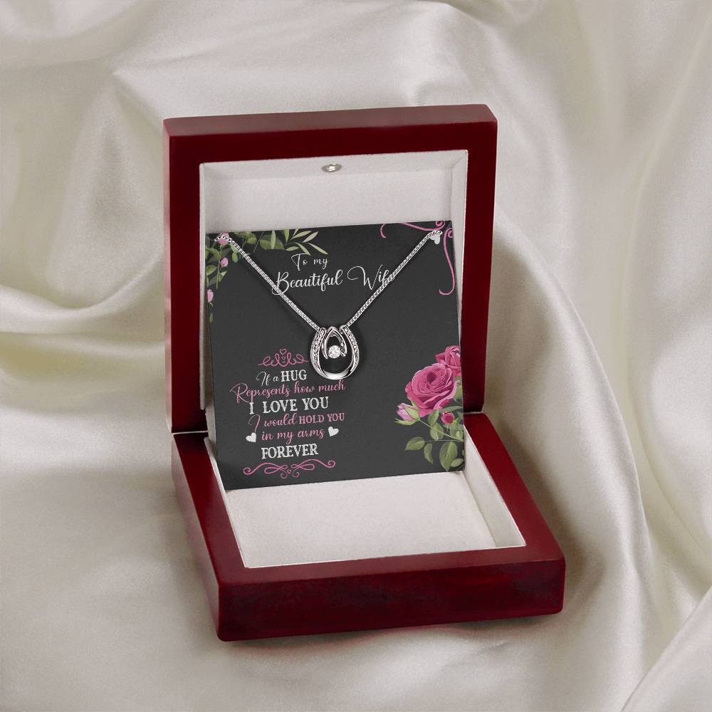 Lucky In Love Necklace For Your Wife