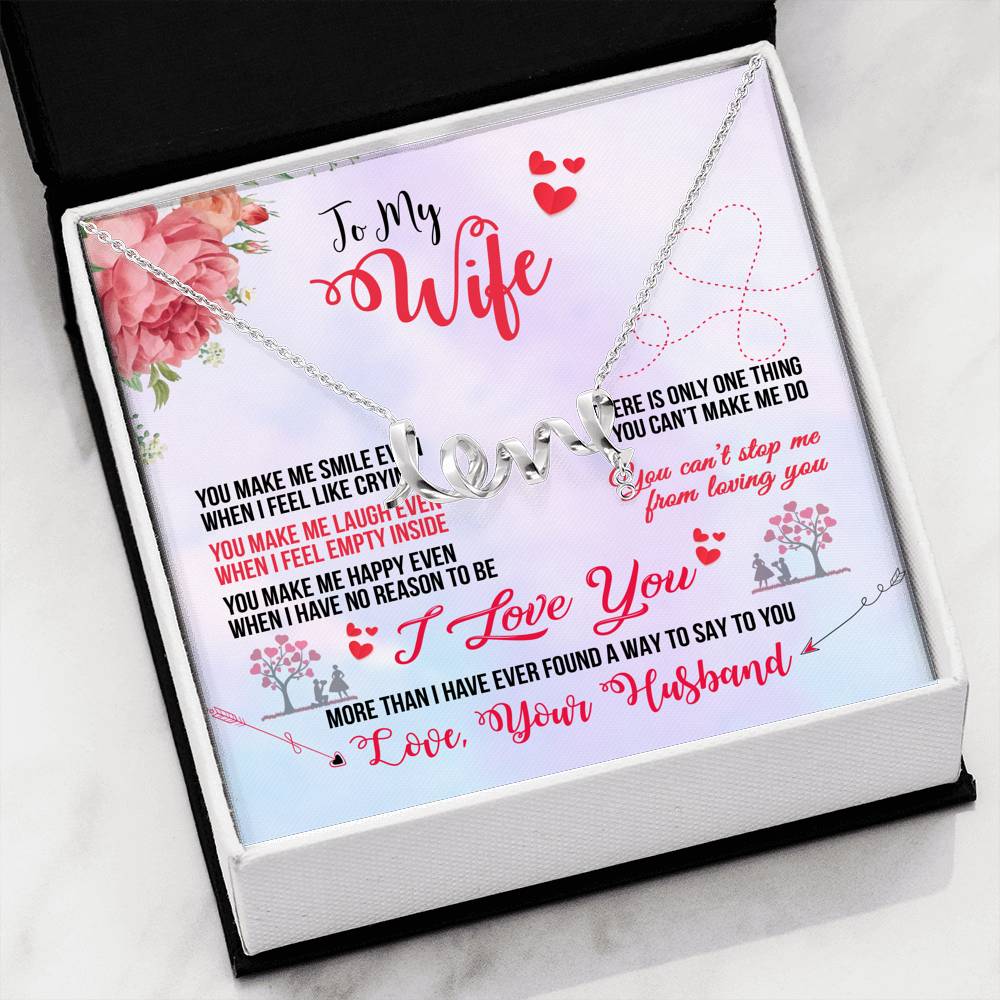 Love Necklace From Husband To Wife