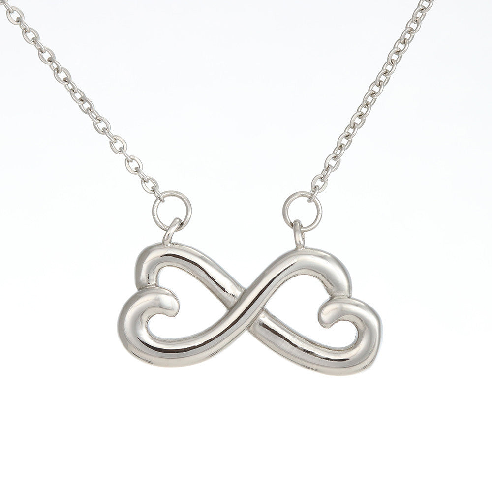 To My Daughter Infinity Heart Necklace