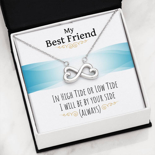 To My Best Friend Infinity Heart Necklace