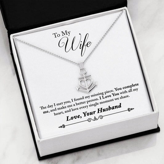 Anchor Necklace with Message Card