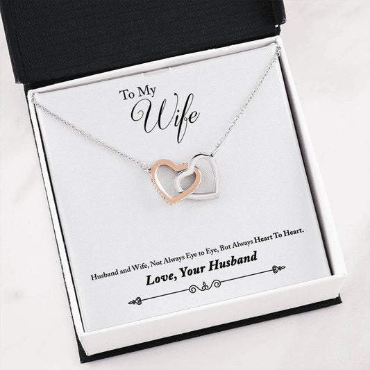 Heart To Heart Interlocking Necklace