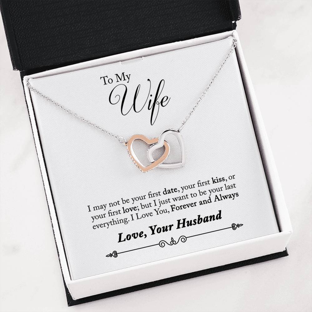 Forever & Always Heart Interlocking Necklace